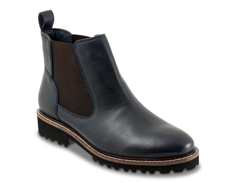 ソフトウォーク レディース シューズ ブーツ・レインブーツ チェルシーブーツ チェルシー Softwalk Indy Chelsea Boot Navy ネイビー