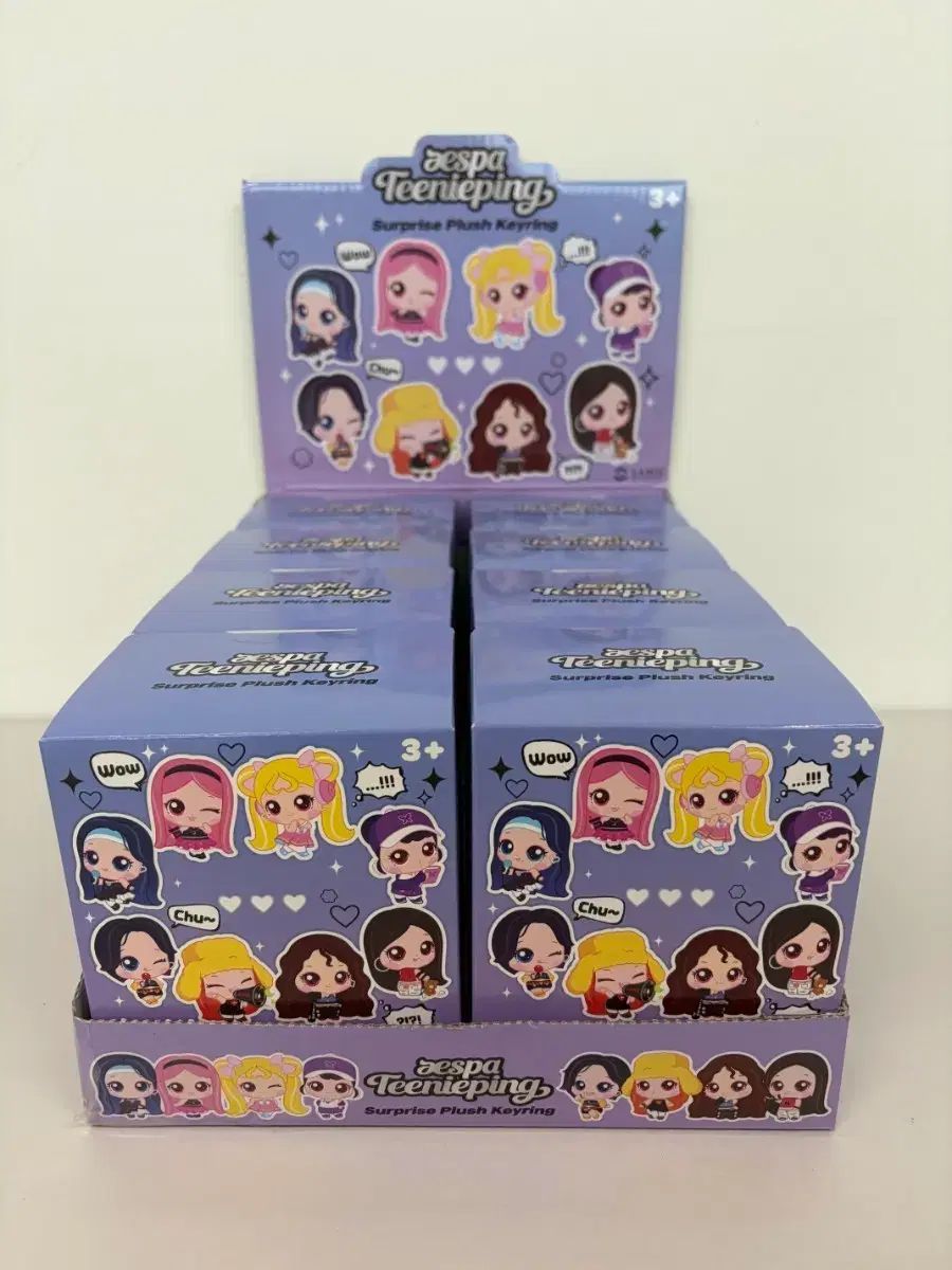 未開封 aespa（エスパ）Xティニ핑 サプライズ PLUSH 8種 セット キーホルダー