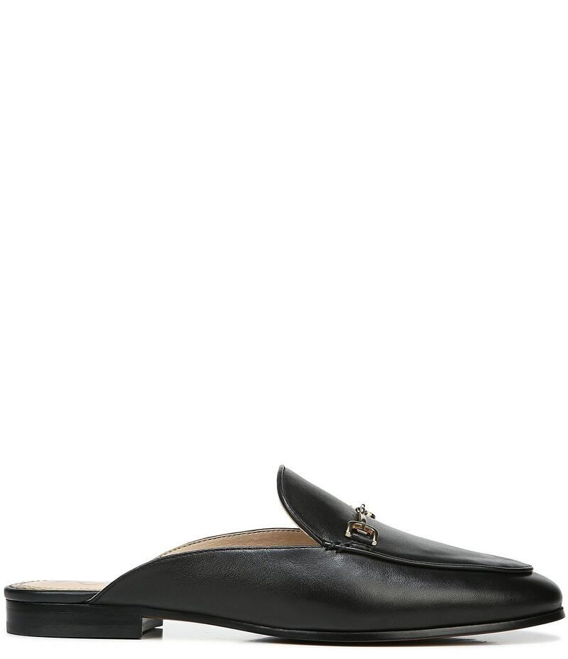 サムエデルマン レディース シューズ パンプス レザー ローファー Sam Edelman Linnie Leather Bit Buckle Flat Mule Loafers Black ブラック