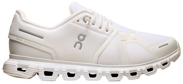 【送料無料】 オンジー レディース スニーカー シューズ On Womens Cloud 6 Shoes WhiteWhiteWhite