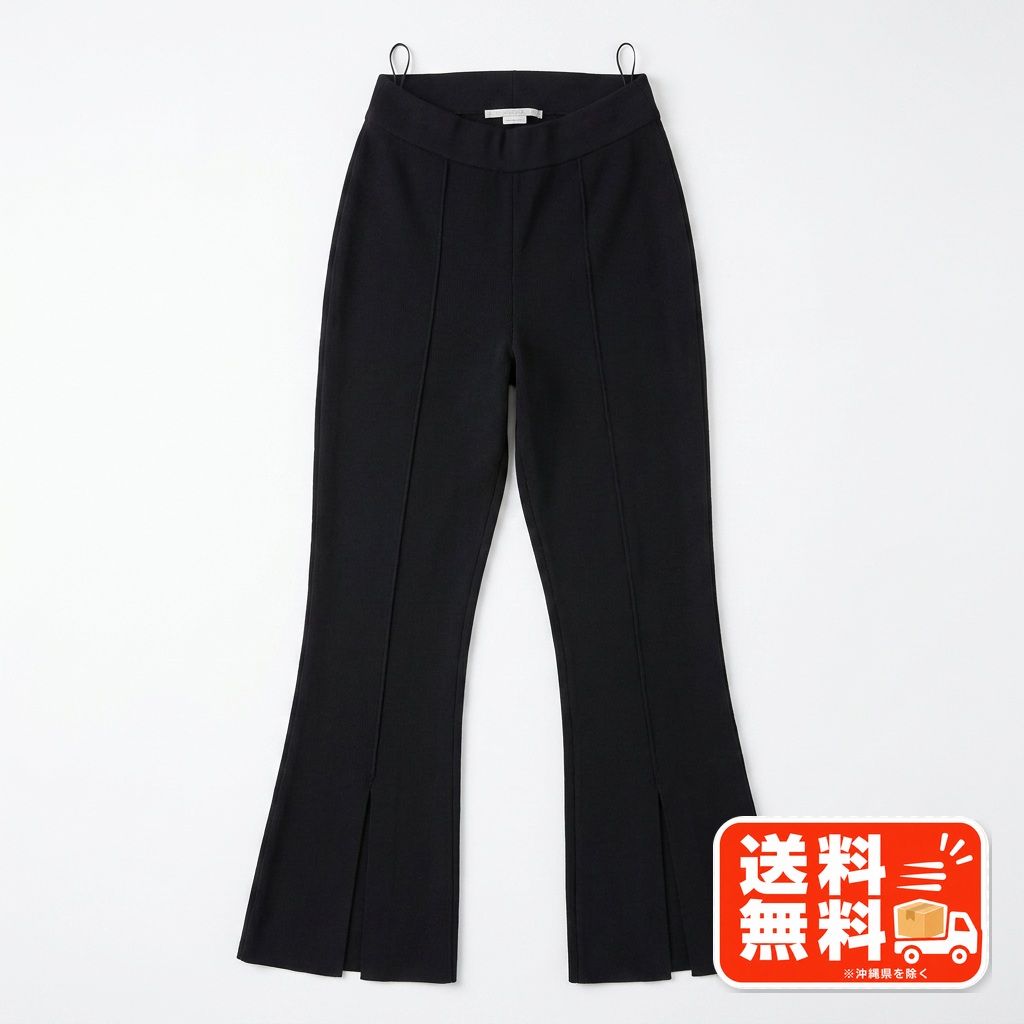 STELLA McCARTNEY ステラマッカートニー スリットパンツ ブラック