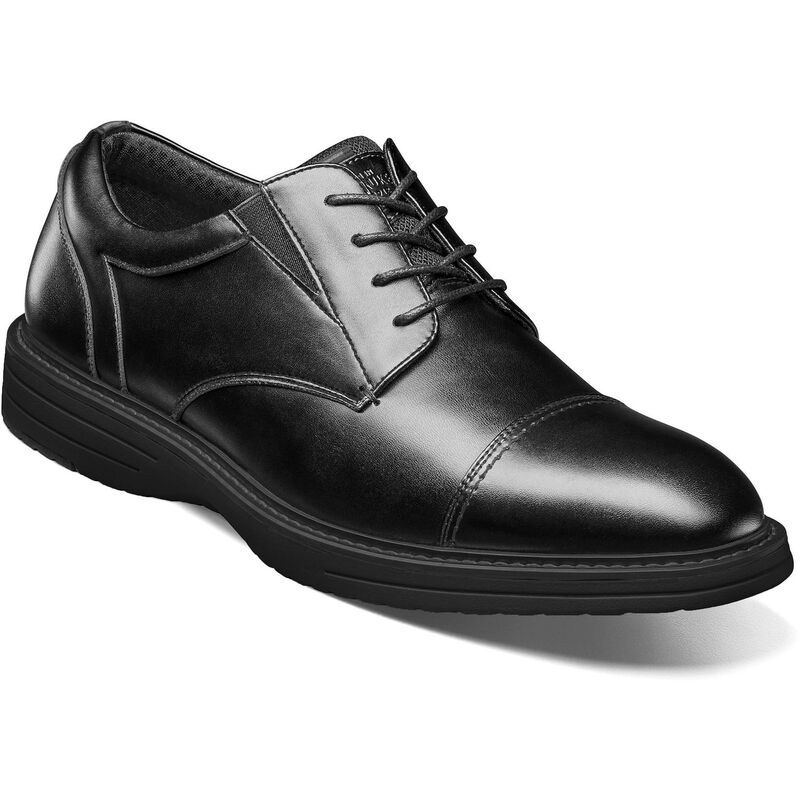 ノンブッシュ メンズ シューズ オックスフォード キャップ Nunn Bush Gates Cap Toe Mens Oxford Shoes Black ブラック