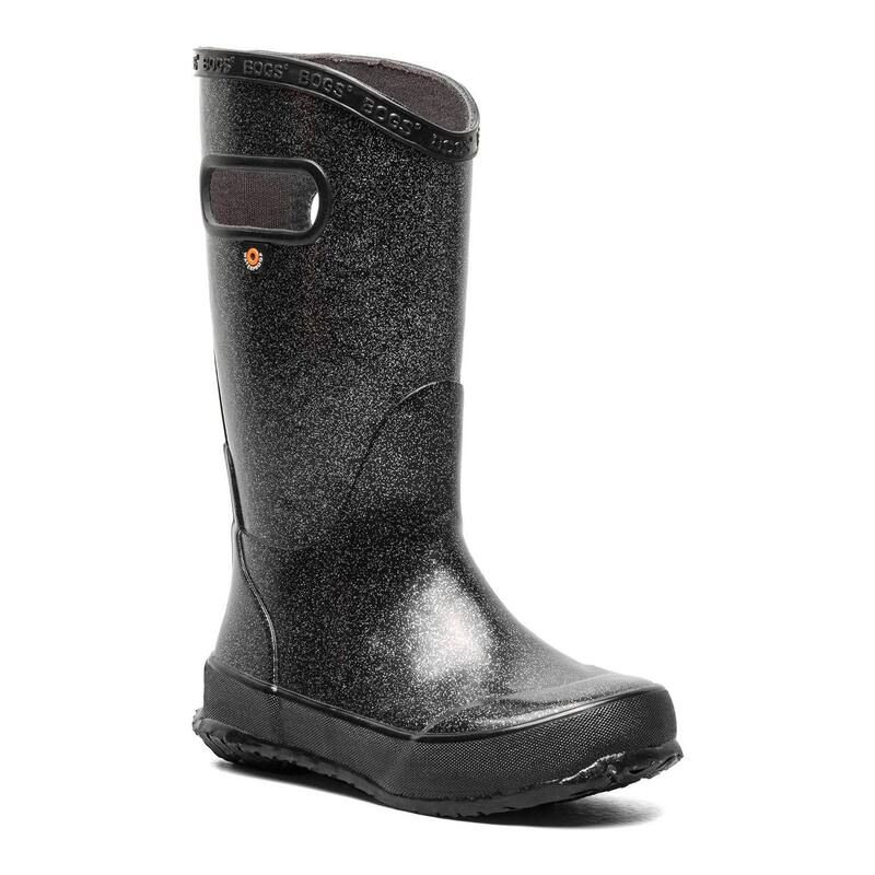 ボグス レディース シューズ ブーツ・レインブーツ Bogs Kids Glitterainboots Black ブラック