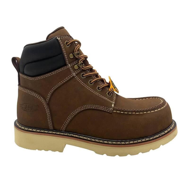 アドテック メンズ シューズ ブーツ・レインブーツ レザー AdTec Mens Brown Leather Work Boots Brown ブラウン