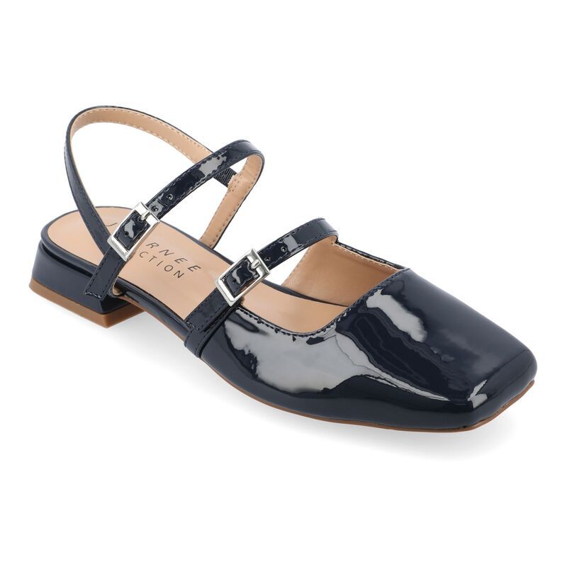ジュルネ コレクション レディース シューズ サンダル Journee Collection Tru Comfort Foam Gretchenn Womens Flats Navy ネイビー