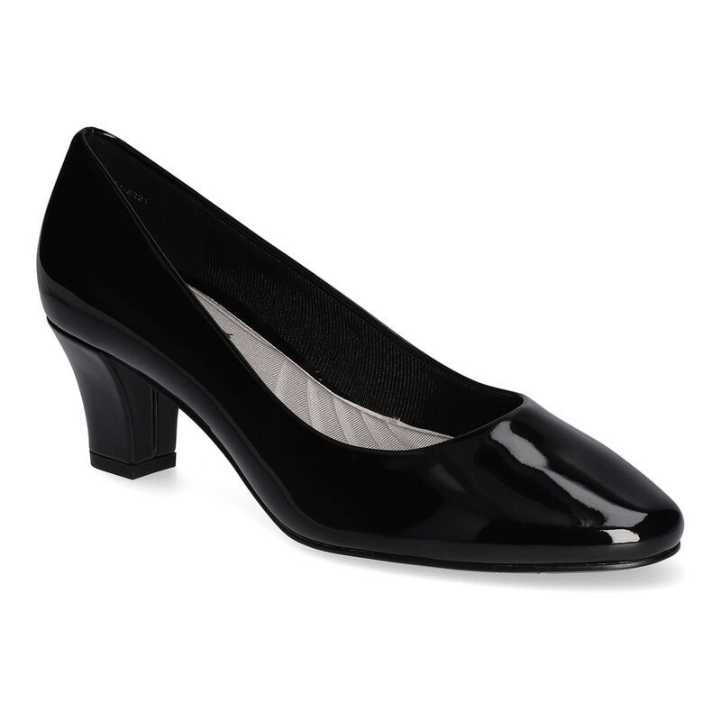 イージーストリート レディース シューズ パンプス Easy Street Ballari Womens Pumps Black Patent ブラック