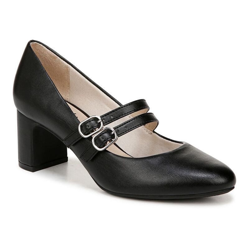 ライフストライド レディース シューズ パンプス LifeStride True Womens Mary Jane Pumps Black Faux ブラック