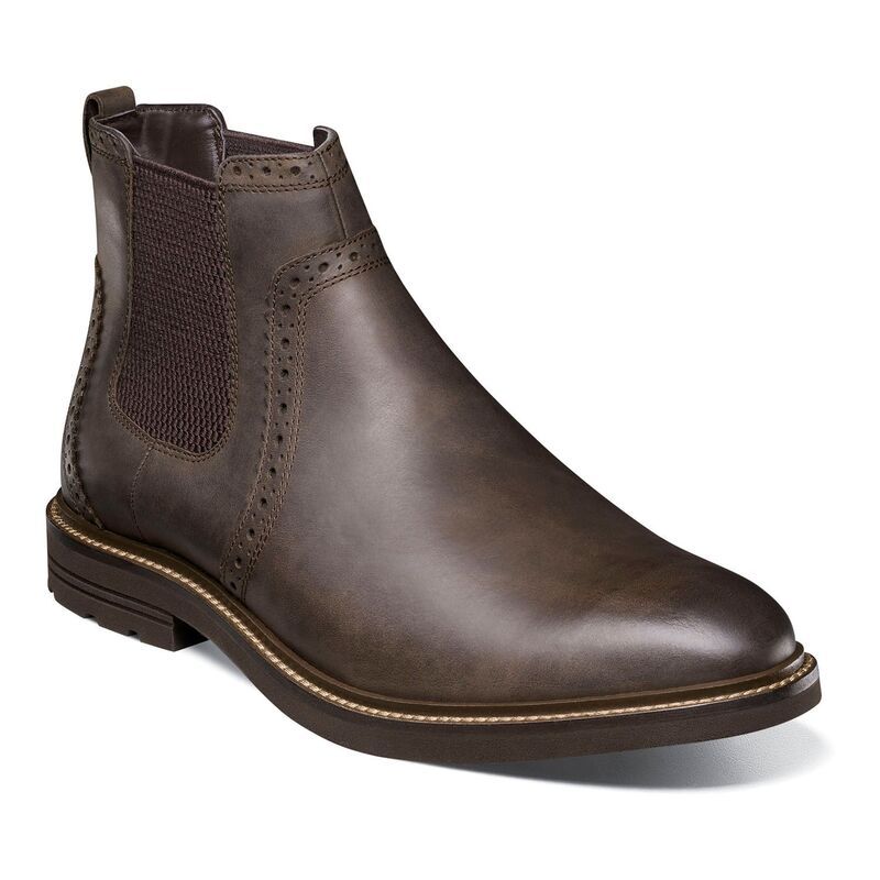 ノンブッシュ メンズ シューズ ブーツ・レインブーツ チェルシーブーツ チェルシー レザー Nunn BushR Otis II Mens Leather Chelsea Boots Brown Cr