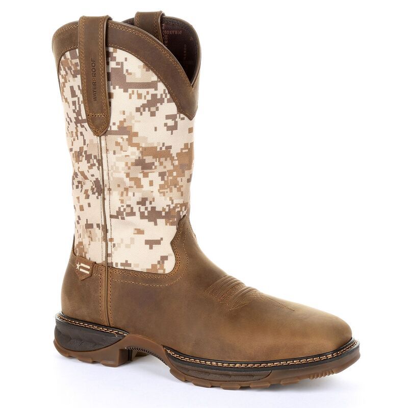 ドゥランゴ メンズ シューズ ブーツ・レインブーツ Tシャツ Durango Maverick XP Mens Waterproof Steel Toe Western Work Boots Dust