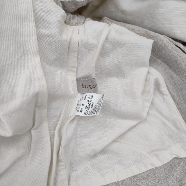 Bisque by nest Robe リネン 03143-3339 ジレ ベスト ベージュ