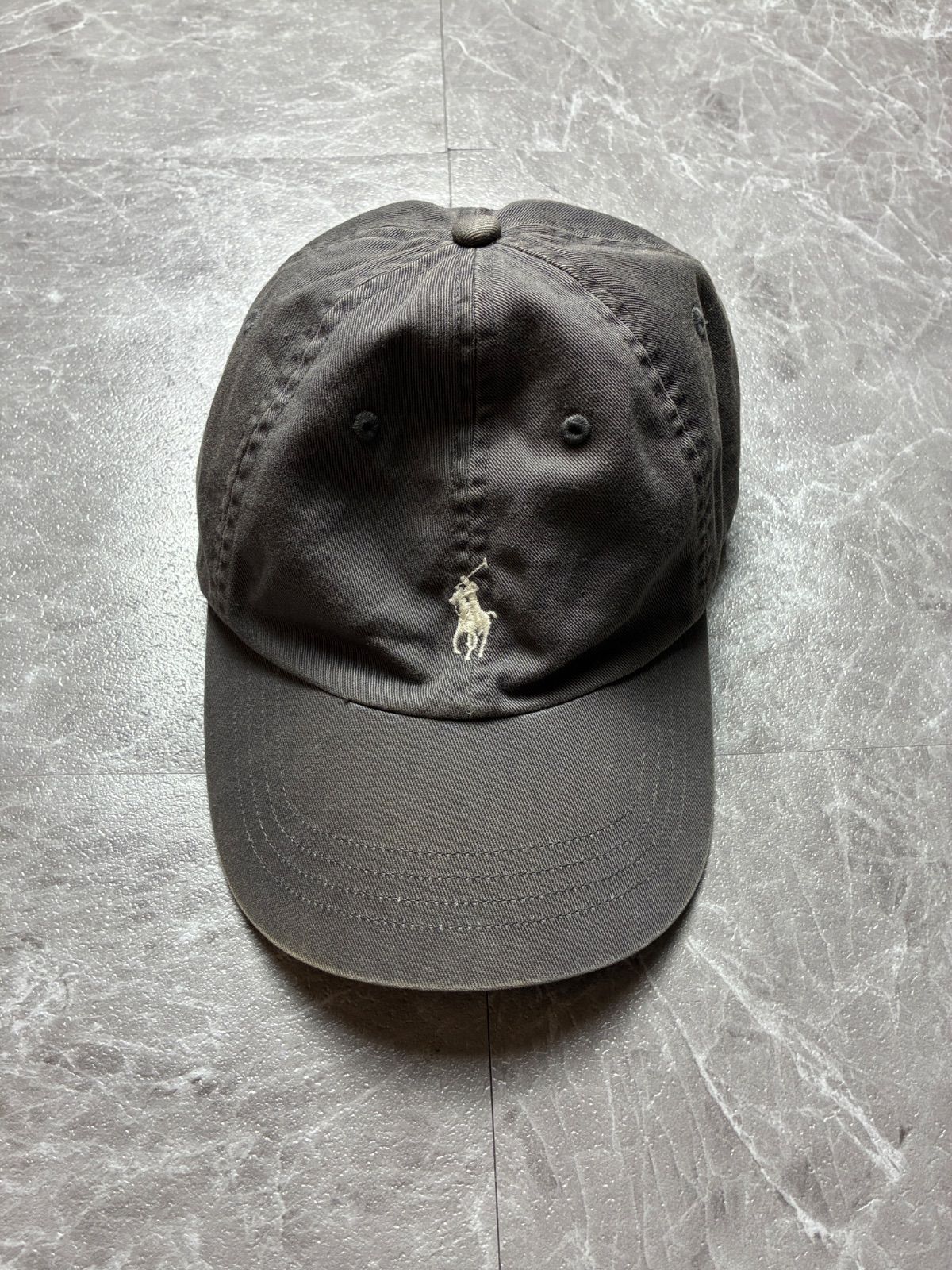 POLO RALPH LAUREN キャップ グレー ポロラルフローレン ポニーロゴ