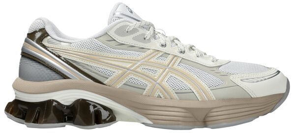 アシックス メンズ シューズ スニーカー ASICS Mens GELKINETIC FLUENT Running Shoes WhiteTan ホワイト