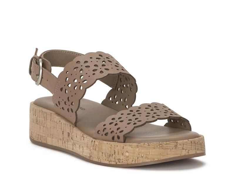 ラッキーブランド レディース シューズ サンダル Lucky Brand Elsie Wedge Sandal Mushroom Leather
