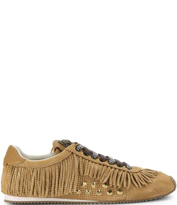 カートジェイガーロンドン レディース ボトムス カジュアルパンツ スニーカー スエード フリンジ Kurt Geiger London Islington Suede Tassel Studded F