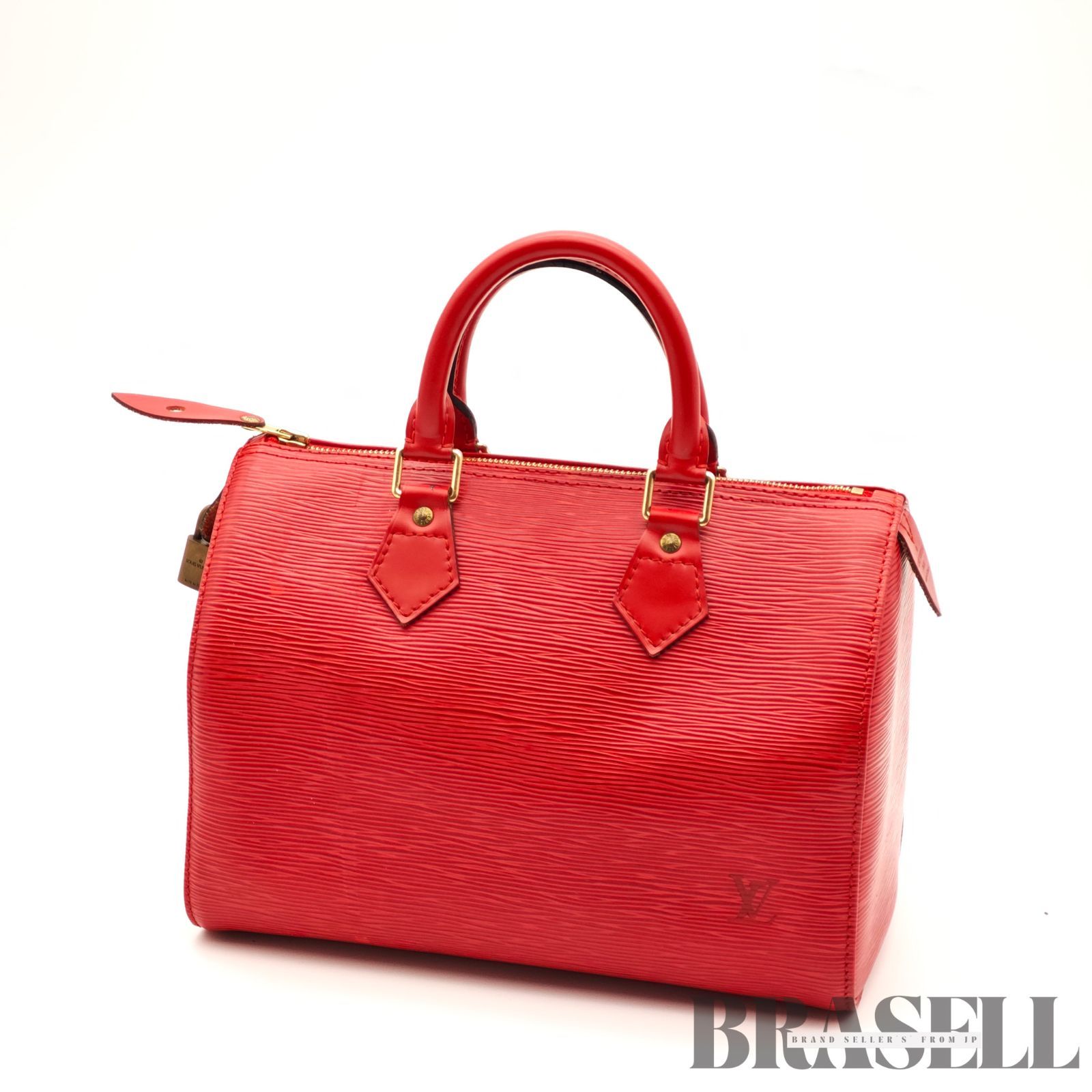 LOUIS VUITTON エピスピーディ25 M43017 バッグ ハンドバッグ ミニボストンバッグ レッド レディース パドロック