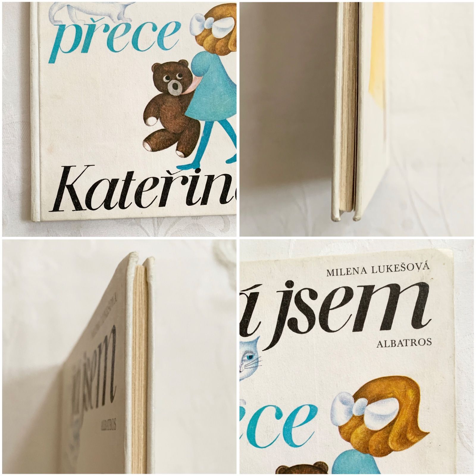 1976年 女の子の可愛い一日を描いたビンテージチェコ絵本 Kateřina