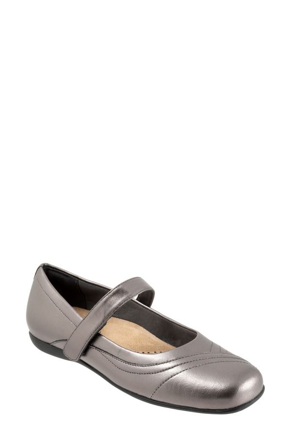 トロッターズ レディース シューズ パンプス Trottersherese Mary Jane Flat Multiple Widths Available Pewter ピューター