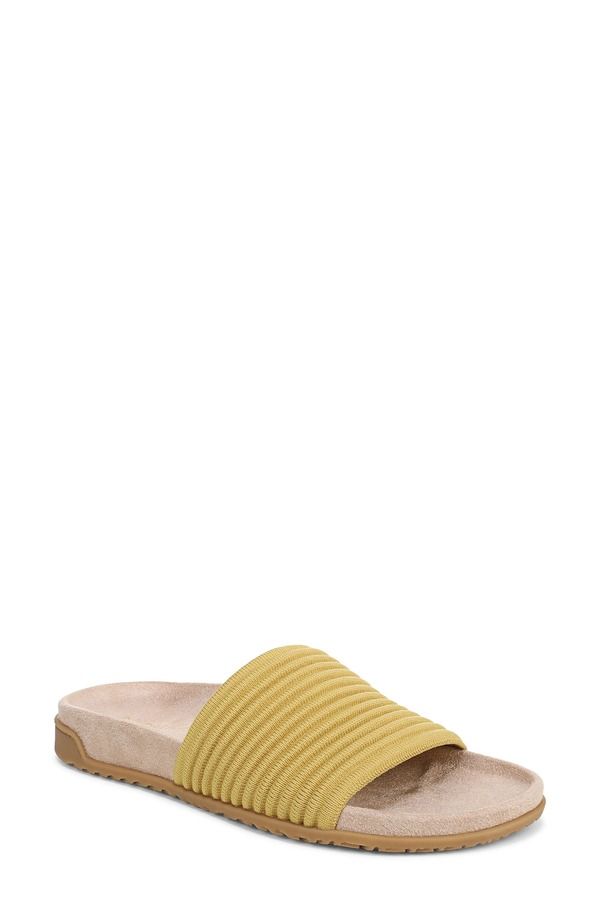 バイオニック レディース シューズ サンダル Vionic Evie Slide Sandal Dijon