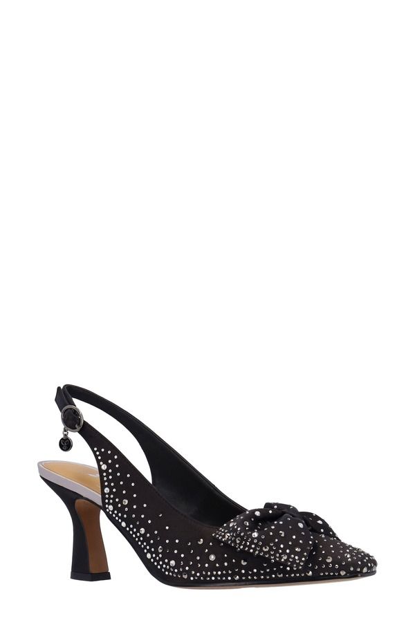 ジェイレニー レディース シューズ ヒール J Rene Harlan Slingback Pump Black Gray ブラック