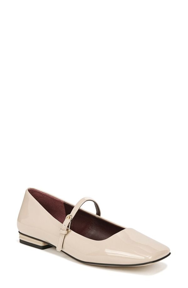 フランコサルト レディース シューズ パンプス Franco Sarto Tinsley Square Toe Mary Jane Flat Nude