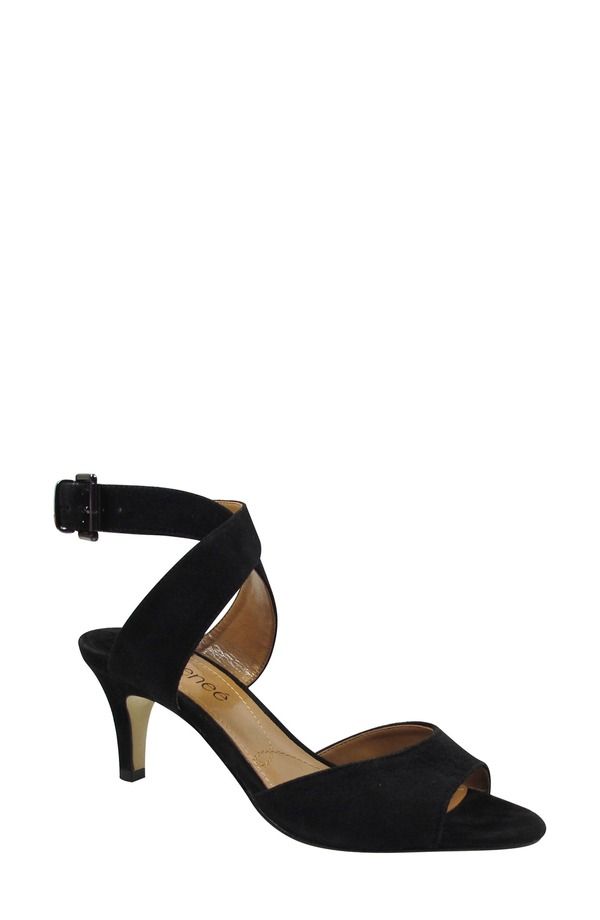 ジェイレニー レディース シューズ ヒール サンダル J Rene Soncino Strappy Sandal Black ブラック