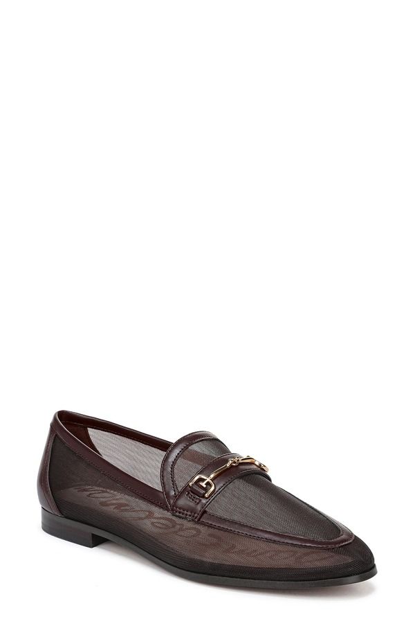 サムエデルマン レディース シューズ ブーツ・レインブーツ メッシュ Sam Edelman Loraine Mesh Flat Cafe Noir