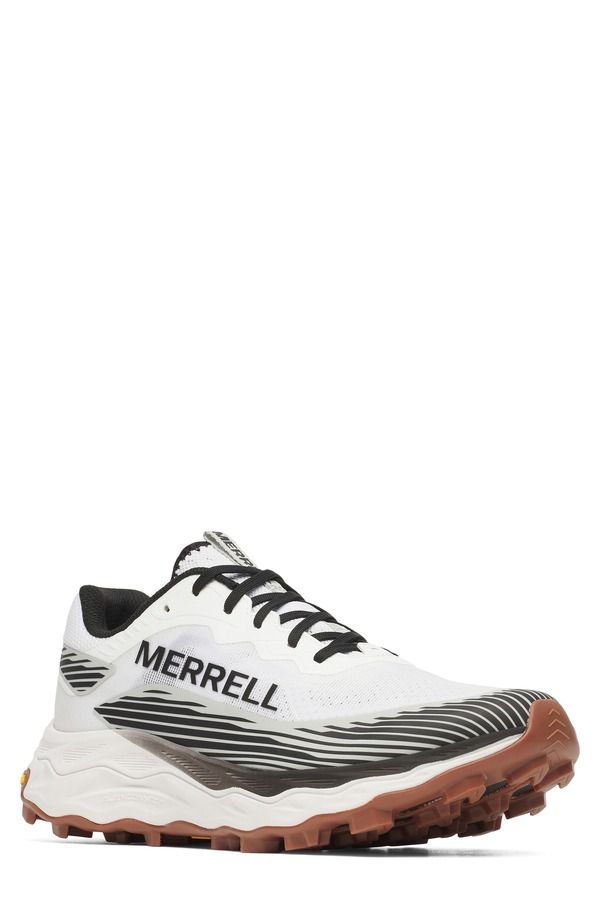 メレル メンズ シューズ スニーカー Merrell Agility Peak 6 Trail Running Shoe White Black ホワイト