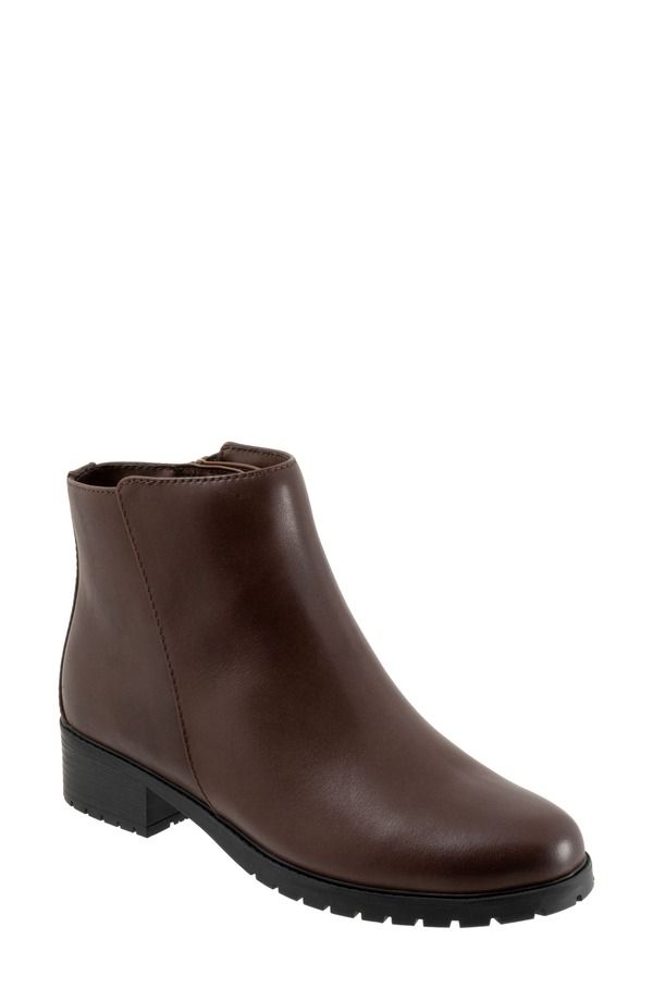 トロッターズ レディース シューズ ブーツ・レインブーツ Trotters Margo Bootie Dark Brown ブラウン
