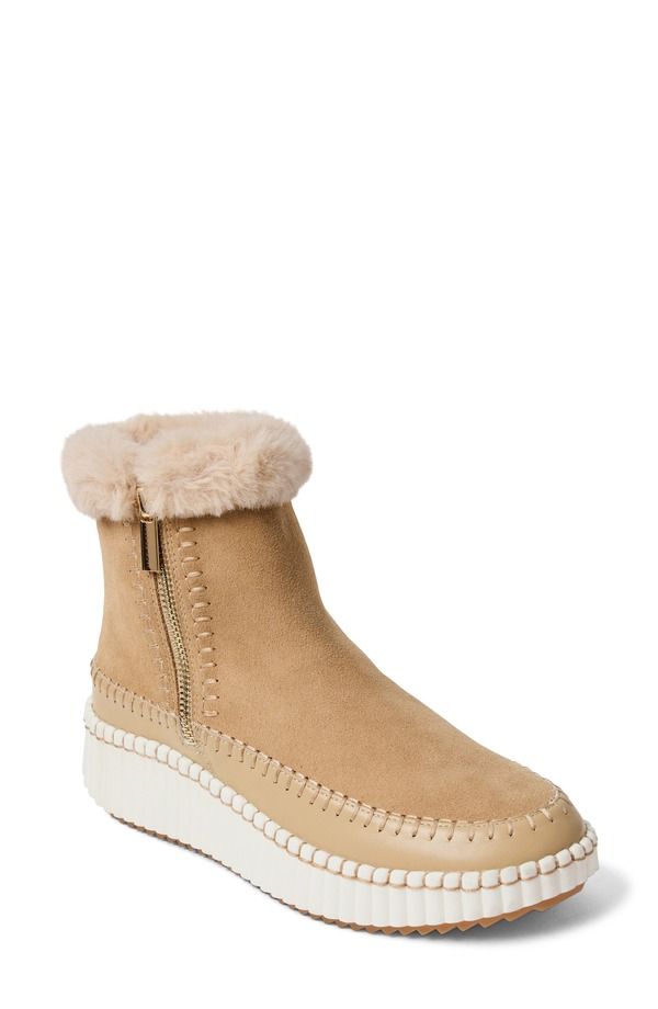 ジャックロジャース レディース シューズ ブーツ・レインブーツ Jack Rogers Janetta Faux Fur Bootie Cafe Au Lait