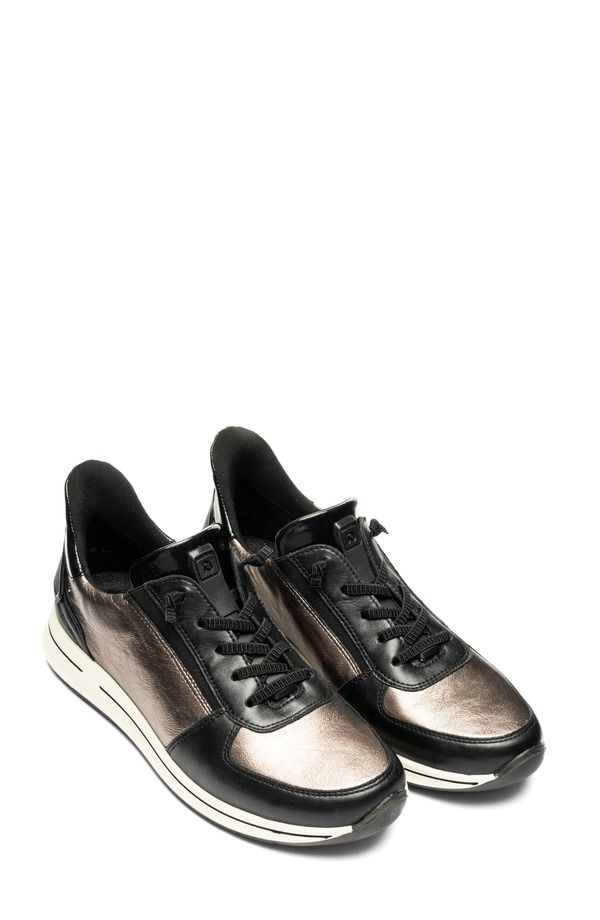 アラ レディース シューズ スニーカー ara Ovation Sneaker Black Cashmere Metallic ブラック
