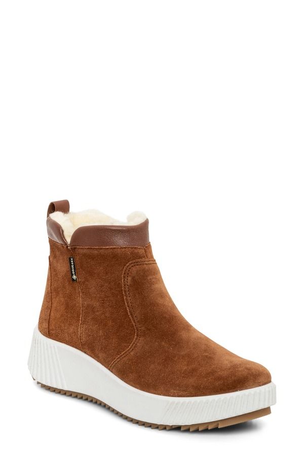 アラ レディース シューズ スニーカー ara Dahlia Waterproofaux Fur Lined Sneaker Brown ブラウン