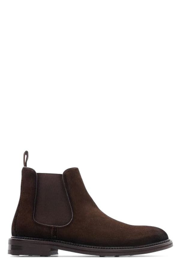 アンソニー ヴィア メンズ シューズ ブーツ・レインブーツ チェルシー Anthony Veer Weston Chelsea Dark Brown Suede ブラウン