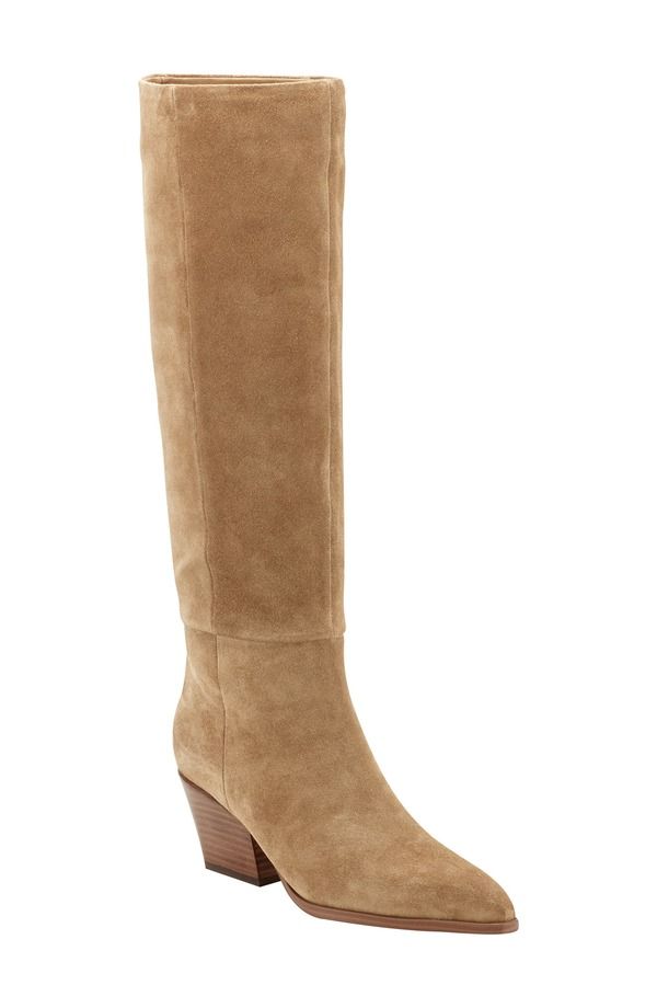 マーク・フィッシャー レディース シューズ ブーツ・レインブーツ トール ヒール Marc Fisher LTD Tarrie Tall Block Heel Boot Medium Natural