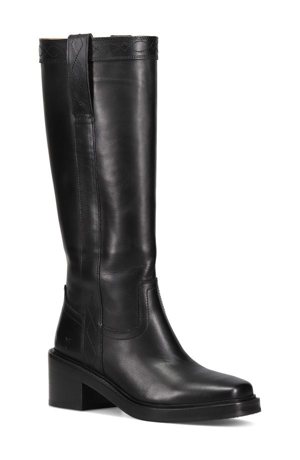 フライ レディース シューズ ブーツ・レインブーツ ヒール Frye Kate Block Heel Boot Black ブラック