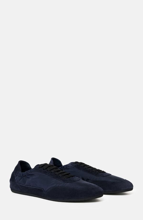 スカロッソ メンズ シューズ スニーカー SCAROSSO Leggera Sneakers Blue Nylon ブルー