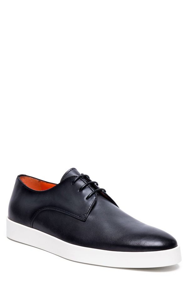 サントーニ メンズ シューズ スニーカー ダービー Santoni Dilate Derby Sneaker Grey グレー