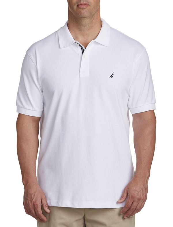 ナウティカ メンズ トップス ポロシャツ Nautica Stretch Piqu Polo Shirt White ホワイト