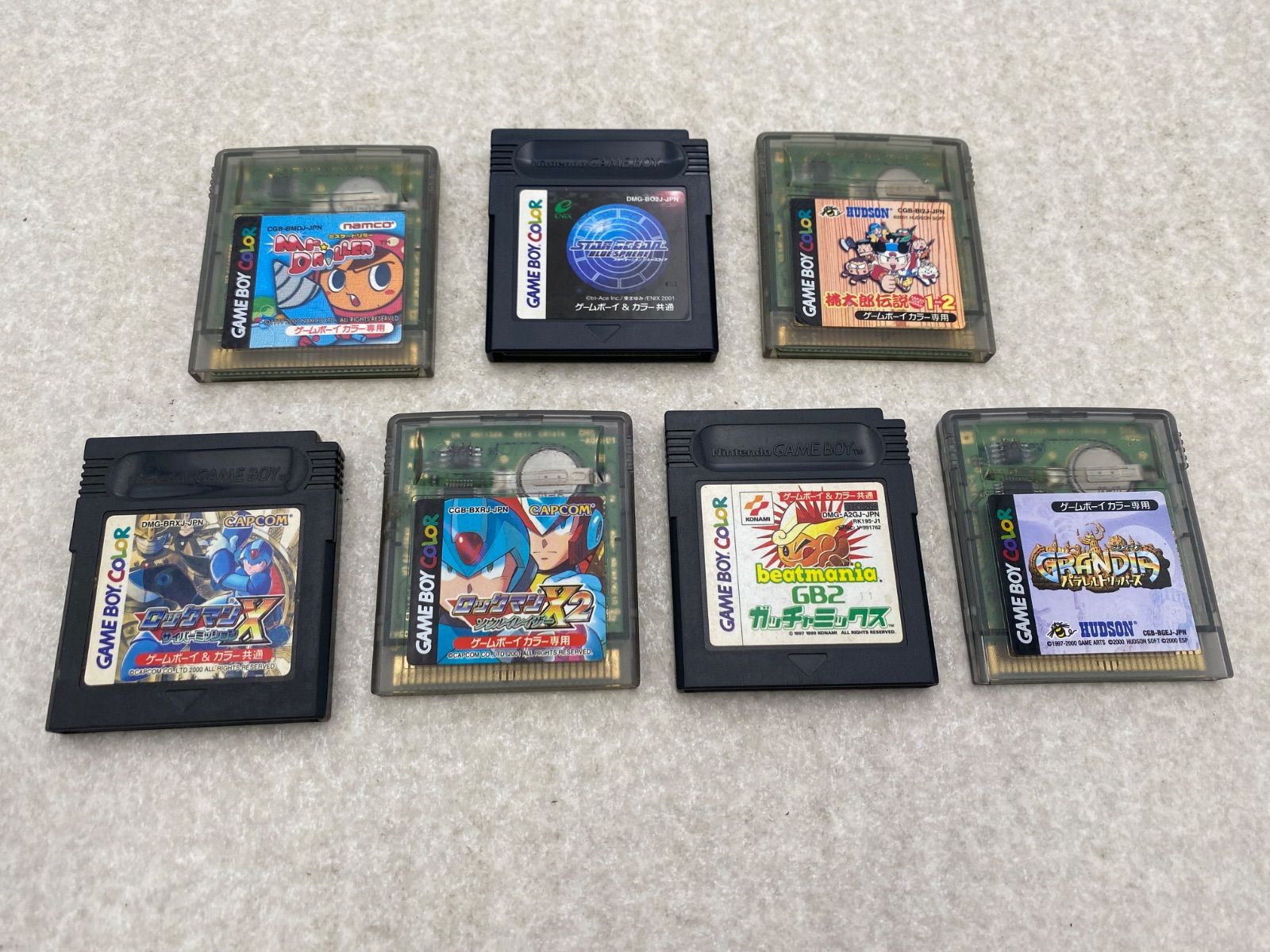 ゲームボーイカラー　ソフト　7点