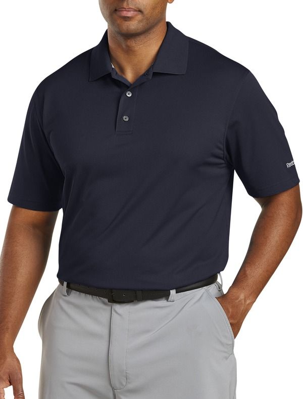 リーボック メンズ トップス ポロシャツ Reebok Performance Solid Polo Navy ネイビー