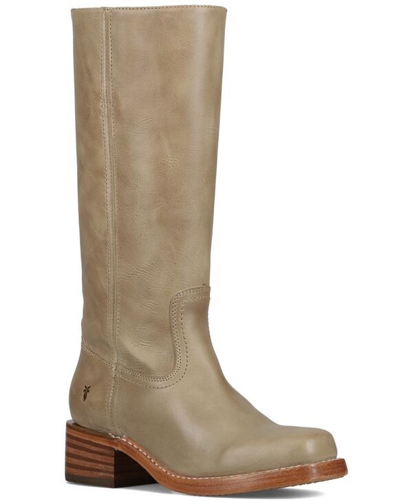 【送料無料】 フライ レディース ブーツ・レインブーツ シューズ Womens Campus Tall Leather Boots Eucalyptus