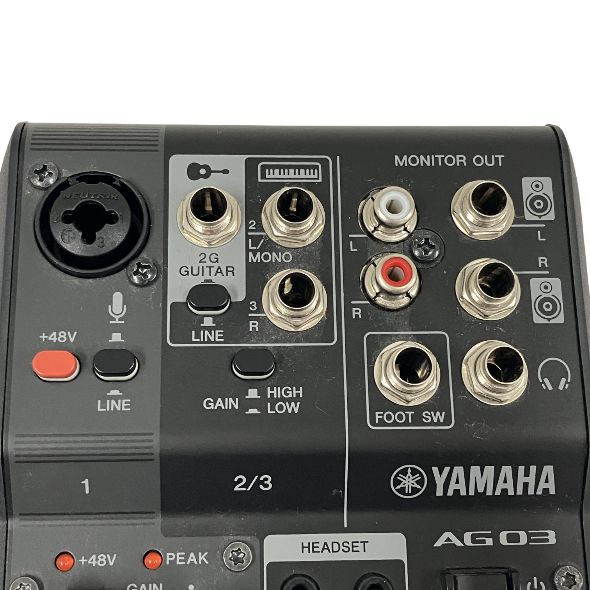 YAMAHA AG03 MIXING CONSOLE ウェブキャスティング ミキサー ヤマハ