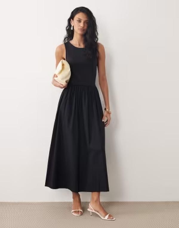 ノーバディーズ チャイルド レディース トップス ワンピース ミディ Nobodys Child Vera midi dress Black ブラック