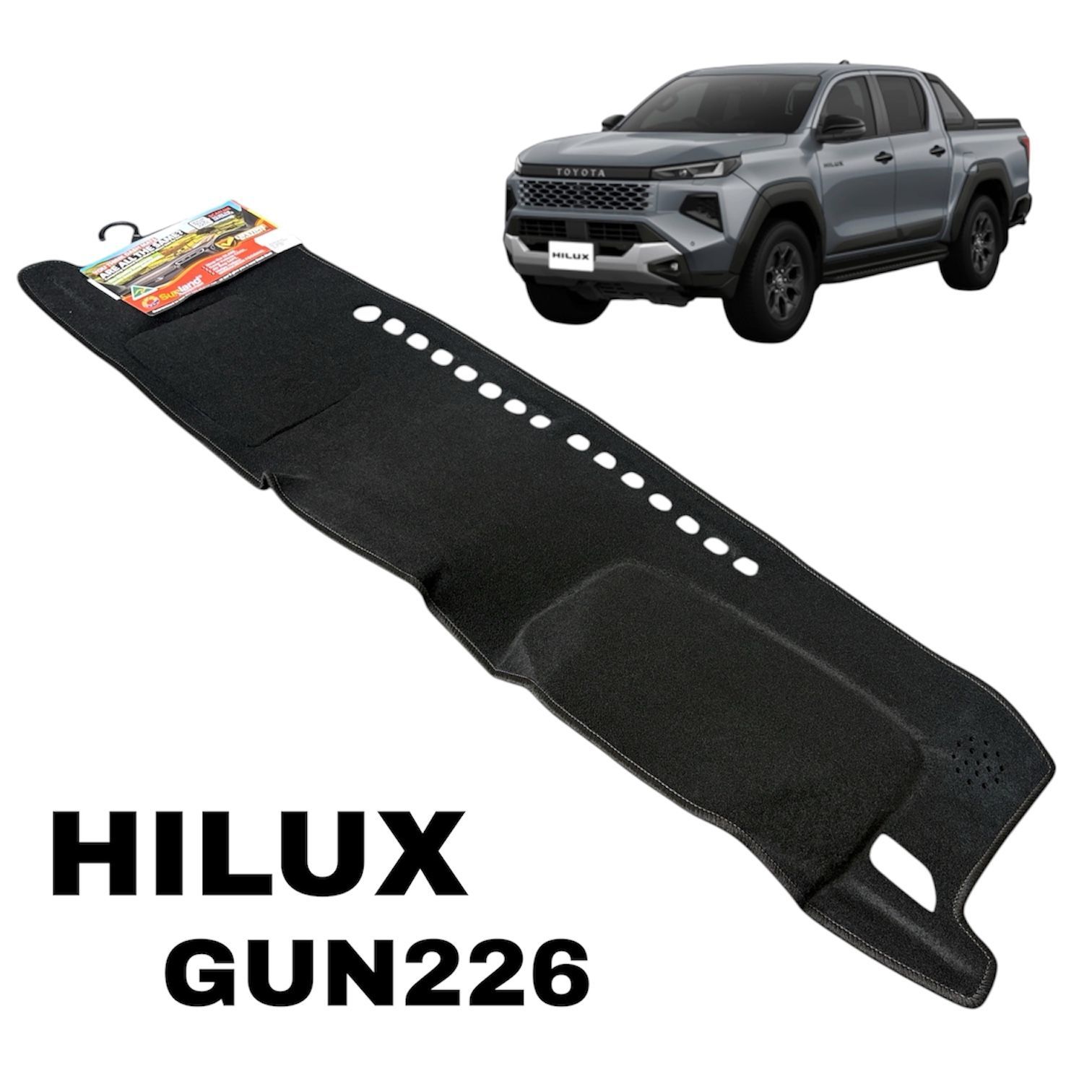 【在庫品即納】新型 ハイラックス ダッシュ マット ブラック GUN226 HILUX ダッシュボード 新品未使用 送料無料