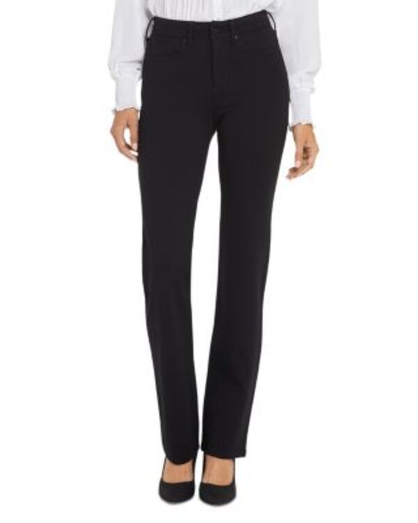 エヌワイディージェイ レディース ボトムス デニムパンツ NYDJ Marilyn Straight Ponte Pants Black ブラック