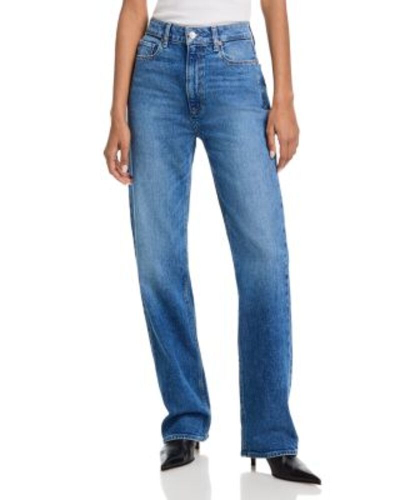 ペイジ レディース ボトムス デニムパンツ ストレート ジーンズ PAIGE Stevie High Rise Straight Leg Jeans in Bonjour
