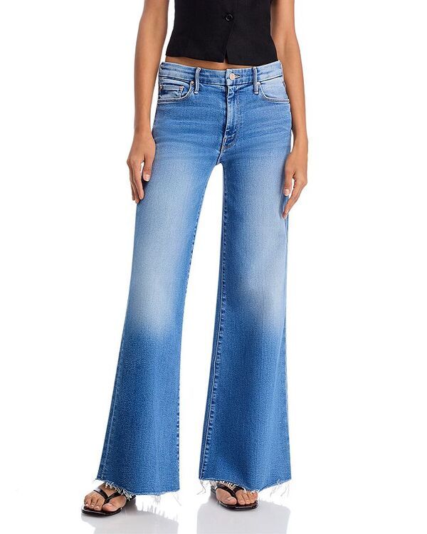 マザー レディース ボトムス デニムパンツ ワイドレッグ ジーンズ MOTHER The Roller High Rise Wide Leg Jeans in Riding the Cliffside