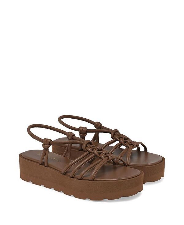 ジャンヴィト ロッシ レディース シューズ サンダル Gianvito Rossi Womens Hebe Sandals Brown Nappa Leather ブラウン