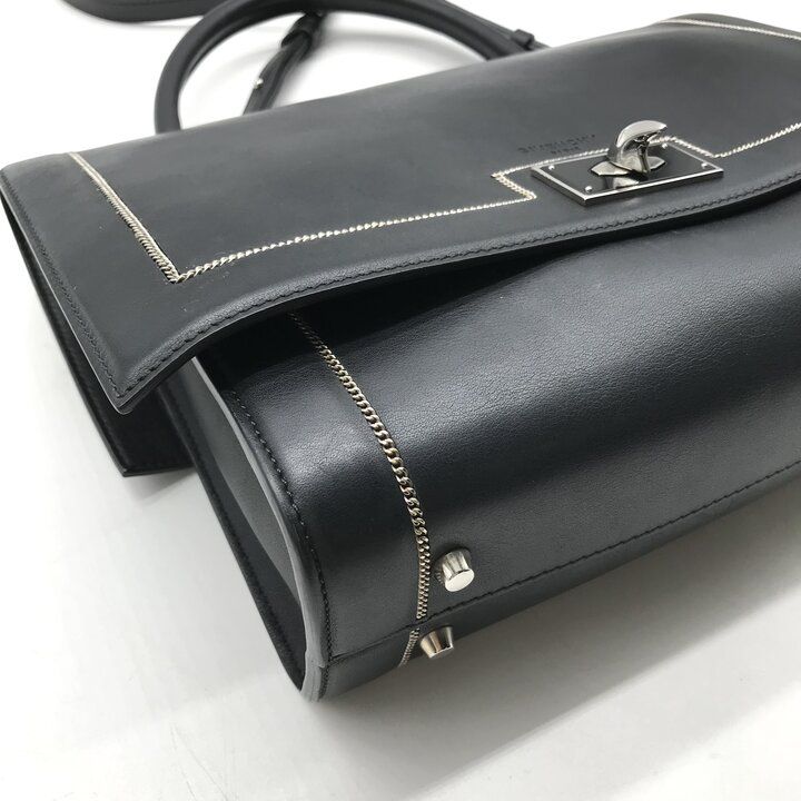 美品 GIVENCHY ジバンシィ ターンロック 2WAY ハンド ショルダー