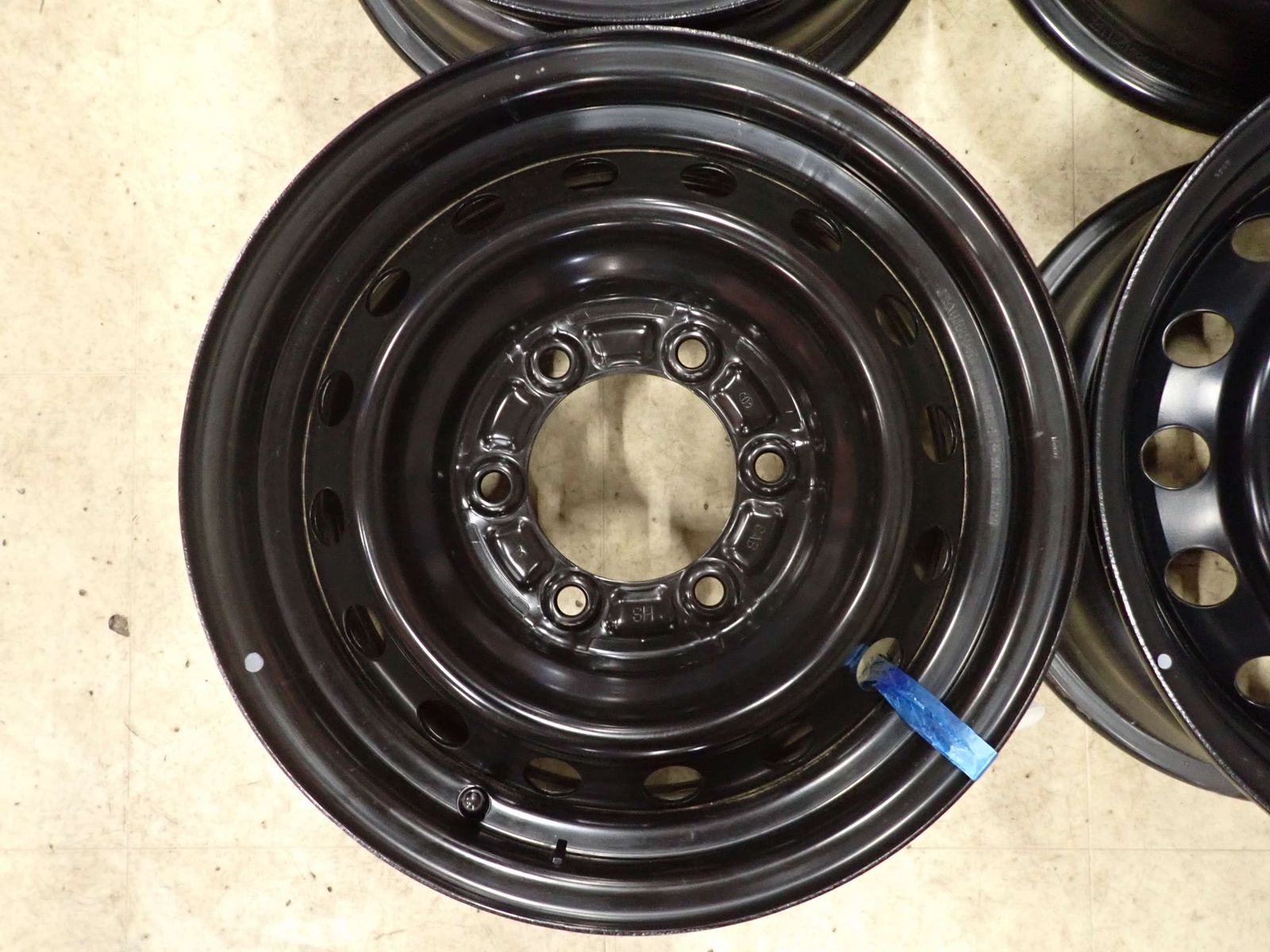 新車外し 4本SET 会社宛 送料無料 15×6J トヨタ 純正 スチール 鉄 6穴