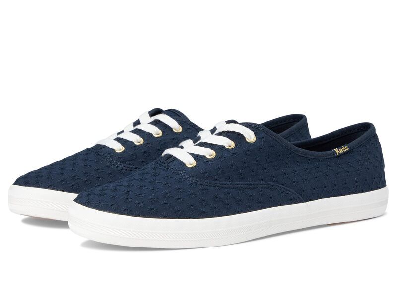 ケッズ レディース シューズ スニーカー レース Keds Champion Canvas Lace Up Navy Mini Daisy ネイビー